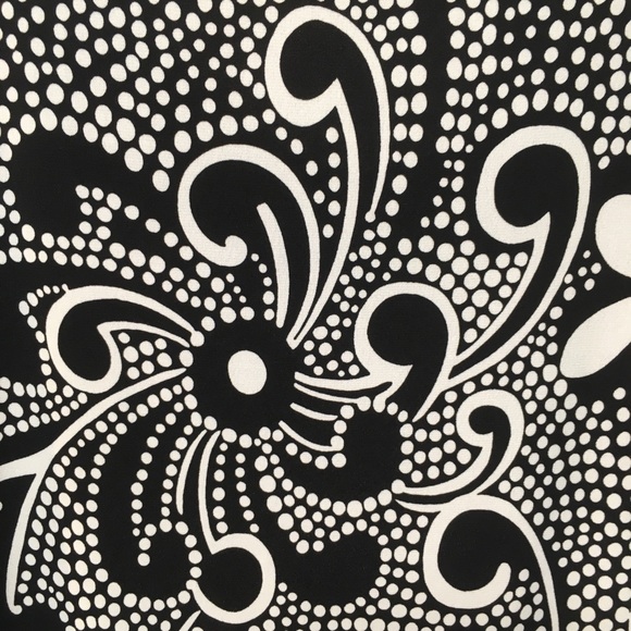 Connected Paisley Dress size 8 Black White - Picture 4 of 4